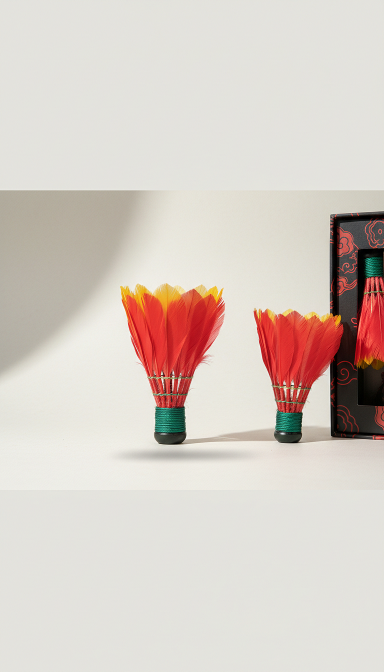 Classic Dynasty Red Feather Jianzi